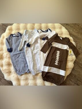 Starting Out Baby Boy Gown Bundle | 0-6M